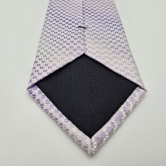 Pierre Cardin Men's Embroidered Silk Tie Lavender 3.75x60 - Picture 5 of 7